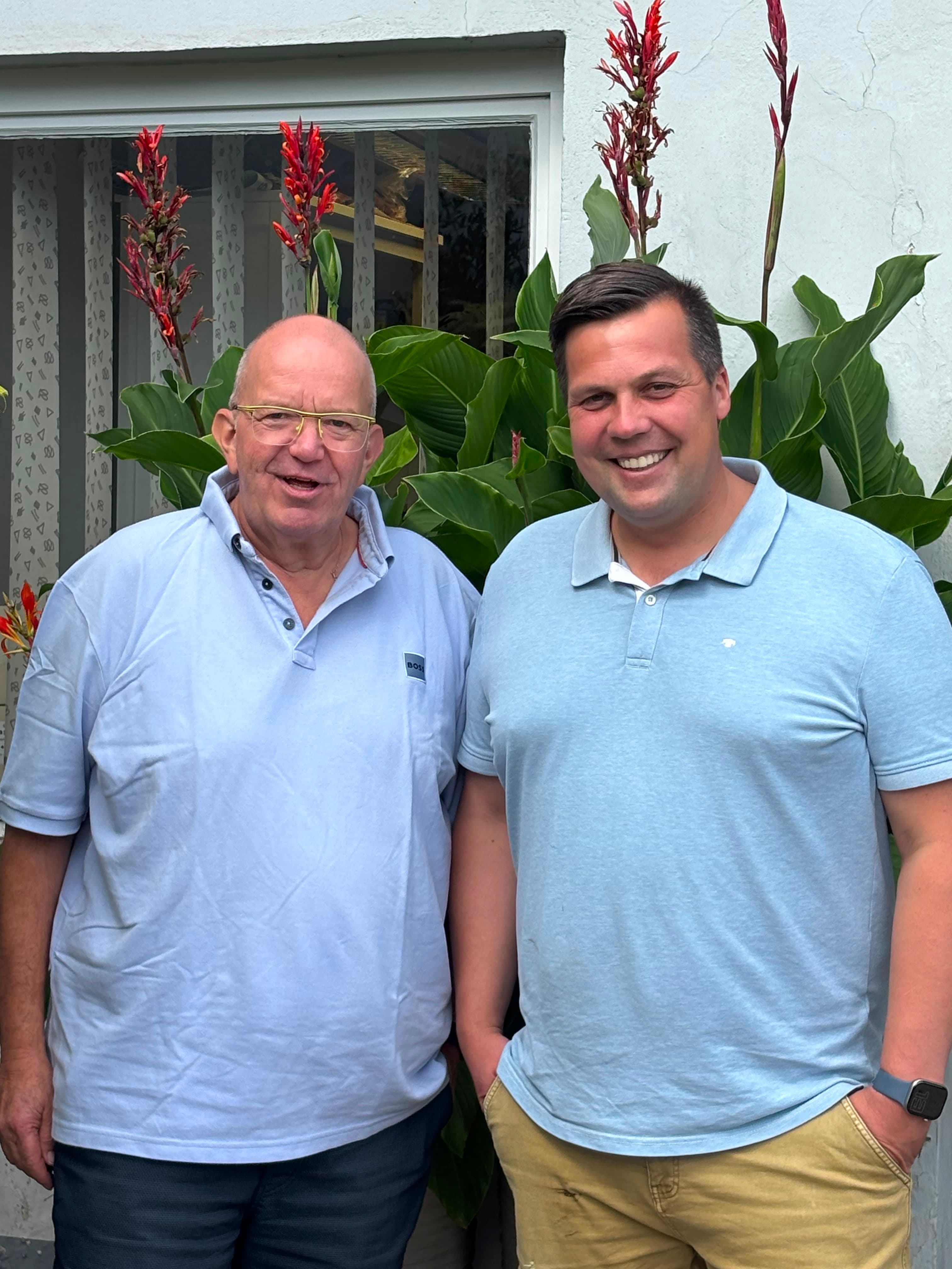Die Geschäftsführer Thomas Löhden und Michael Narawitz von METZ Hoch- und Tiefbau